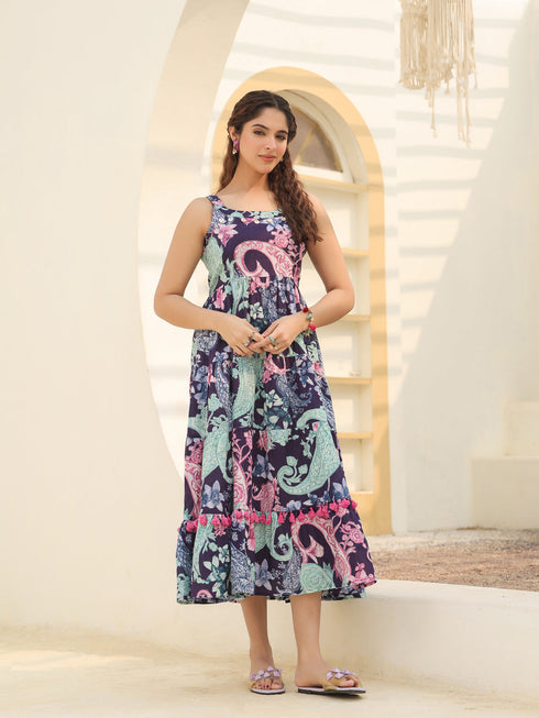 Printed Pure Cotton Ethnic Dress